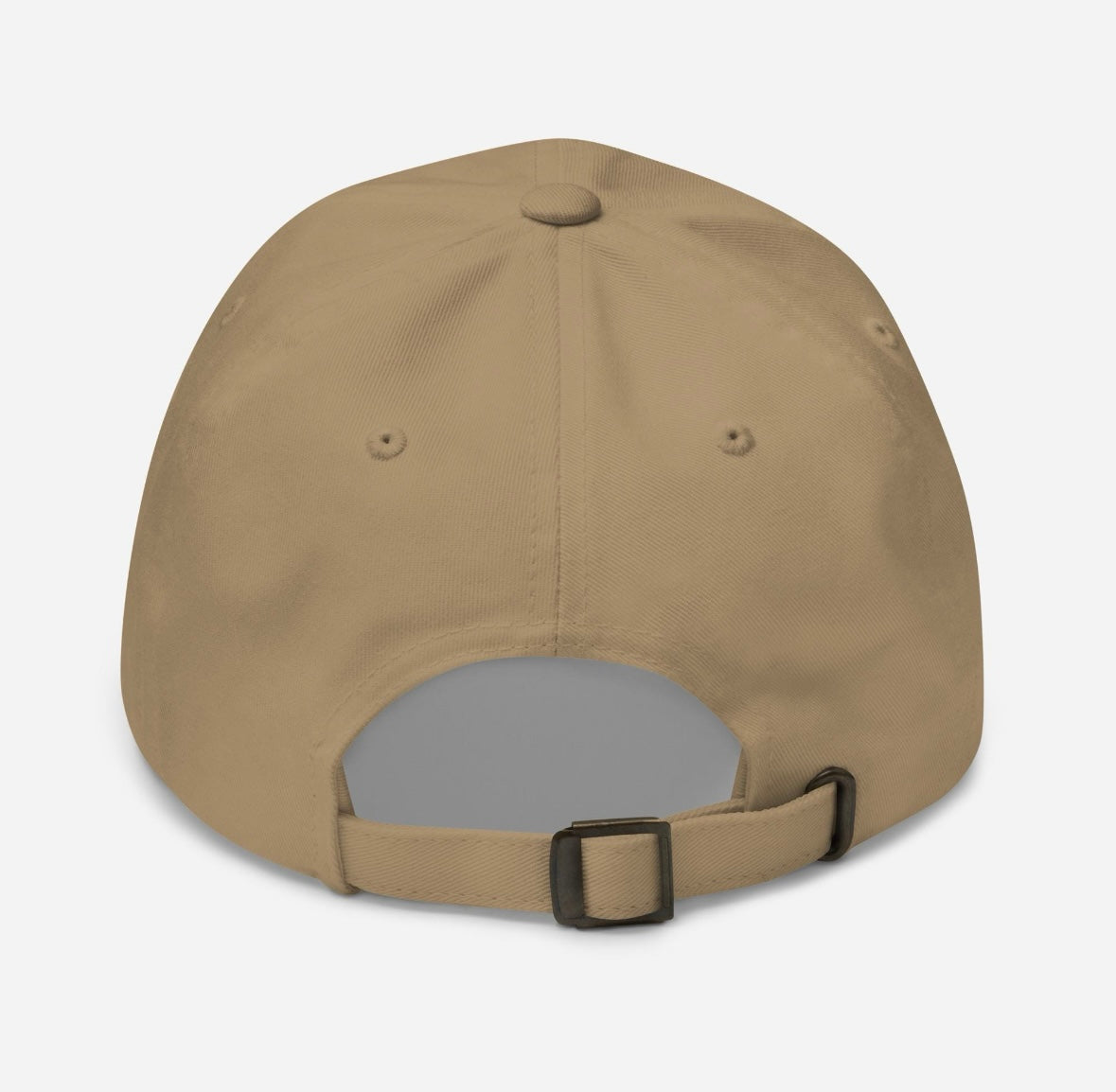 Khaki hat with green embroidered Nigeria lettering.
